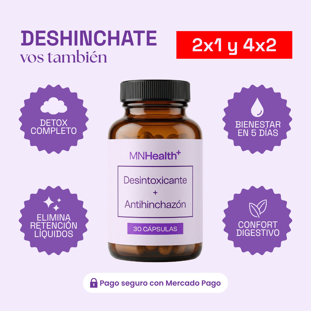 ELIMINA LA HINCHAZON Y HACE UN DETOX COMPLETO EN 5 DIAS