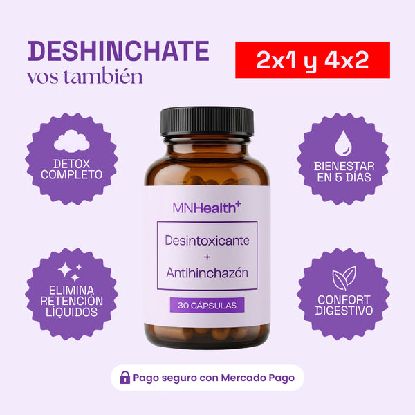 ELIMINA LA HINCHAZON Y HACE UN DETOX COMPLETO EN 5 DIAS